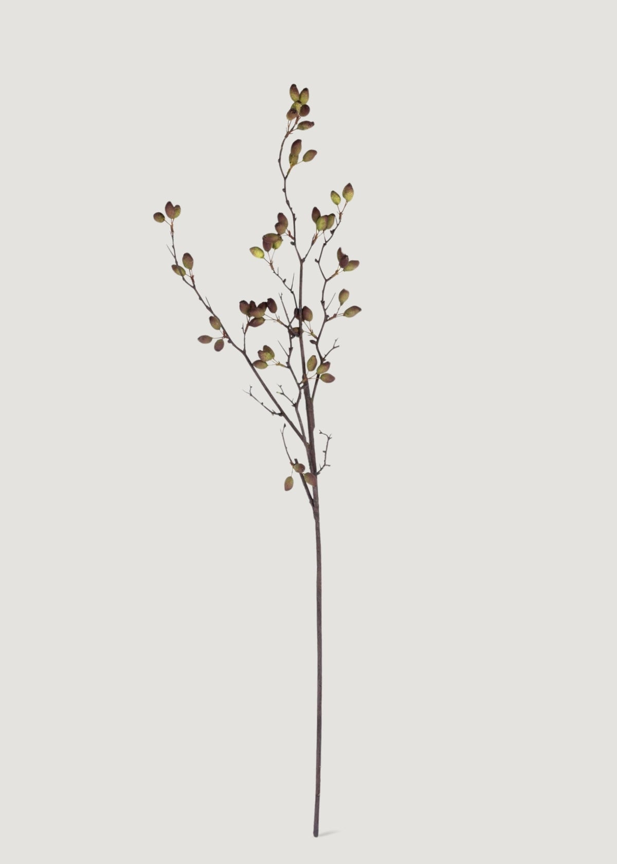 Fake Berries Tall Barberry Pod Branch - 37.75"