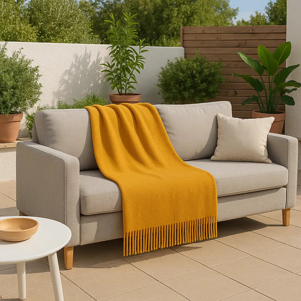 Cashmere Throw Blanket - 55"x74"