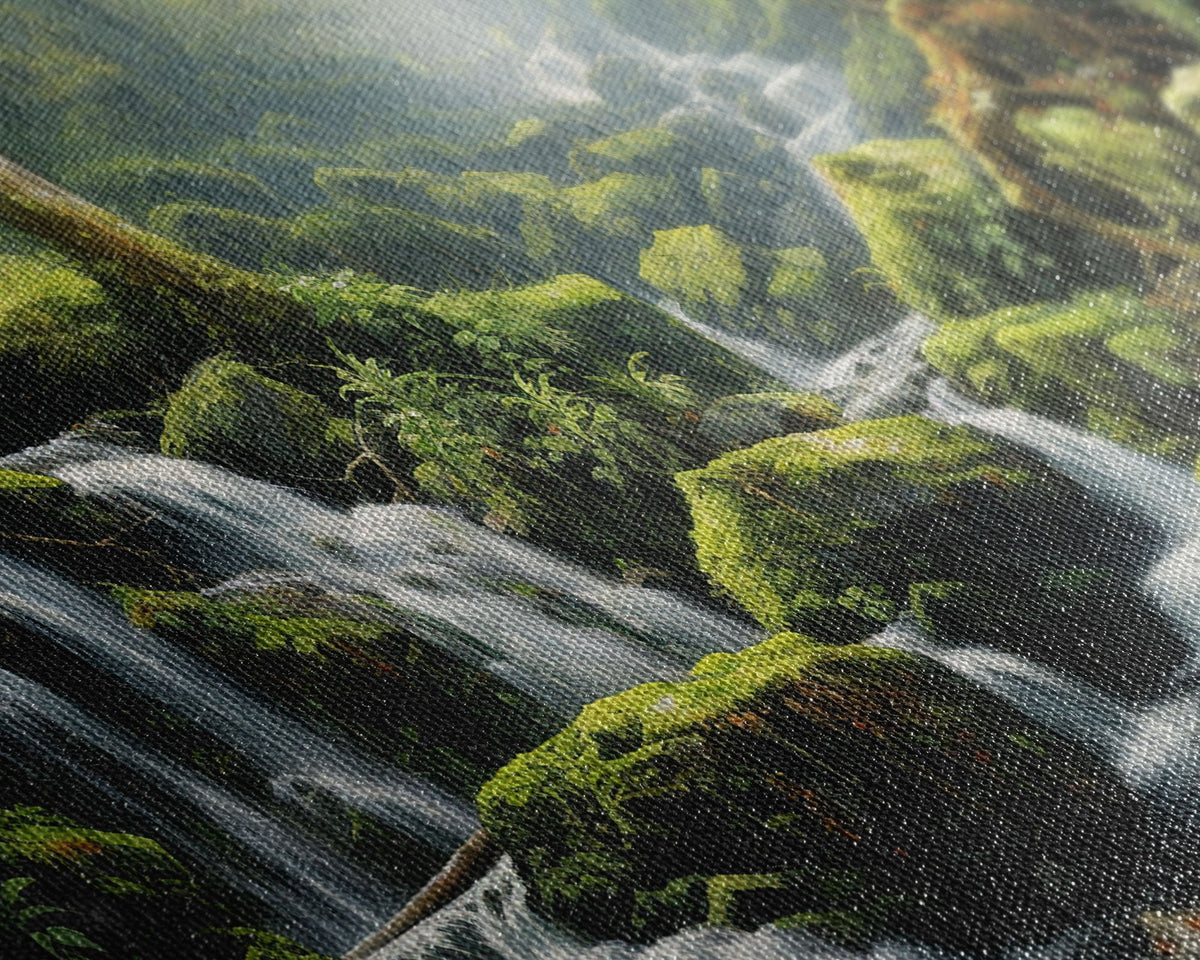 Waterfalls Wall Art, Canvas Print, 3 Piece Wall Art