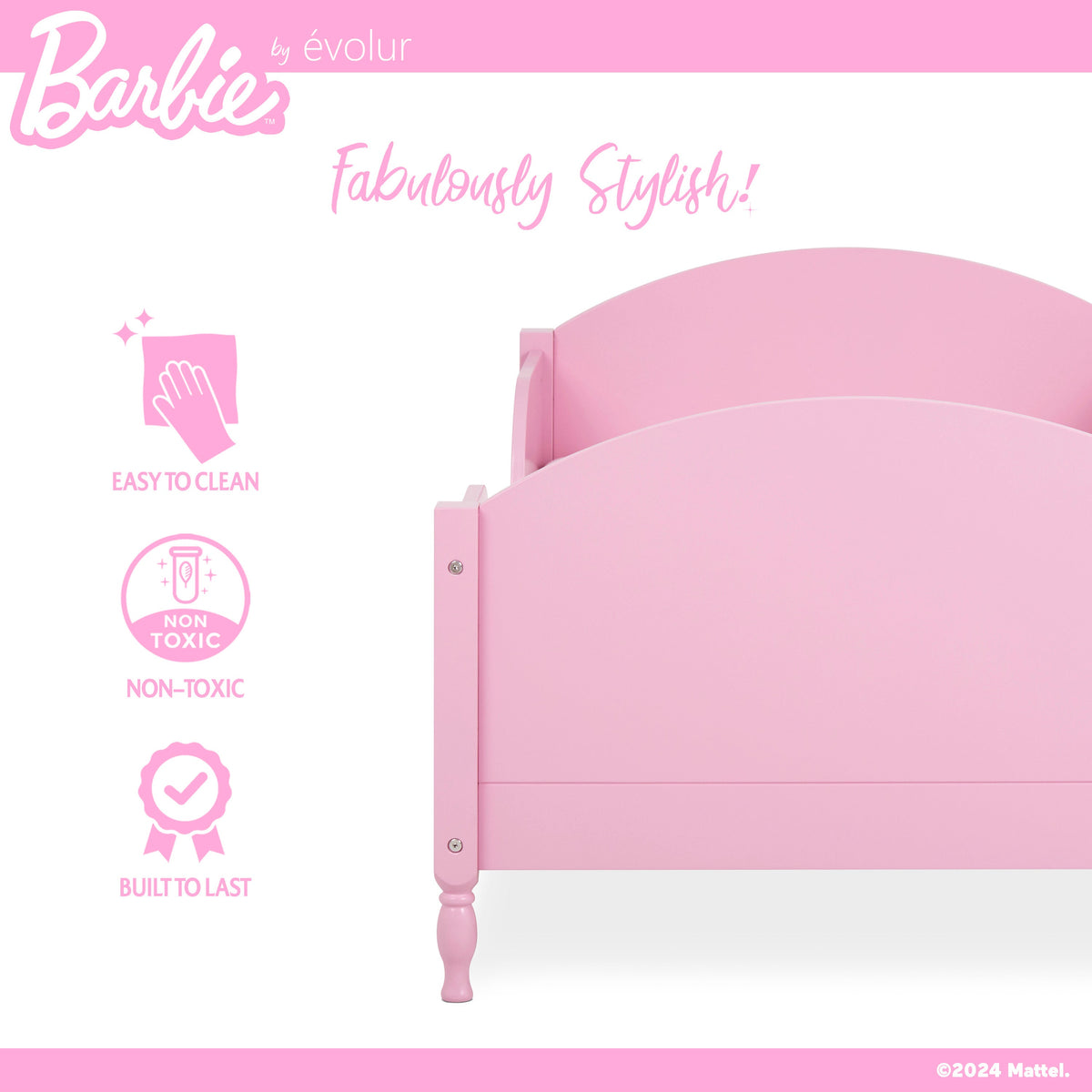 Barbie by Evolur Dreamscape Toddler Bed