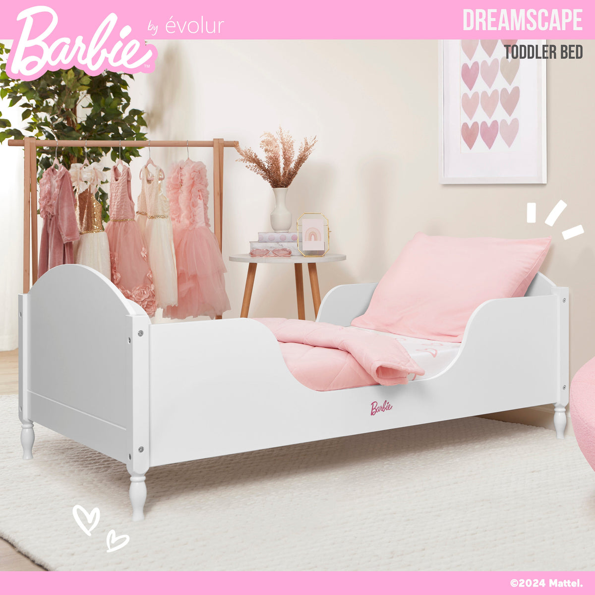Barbie by Evolur Dreamscape Toddler Bed