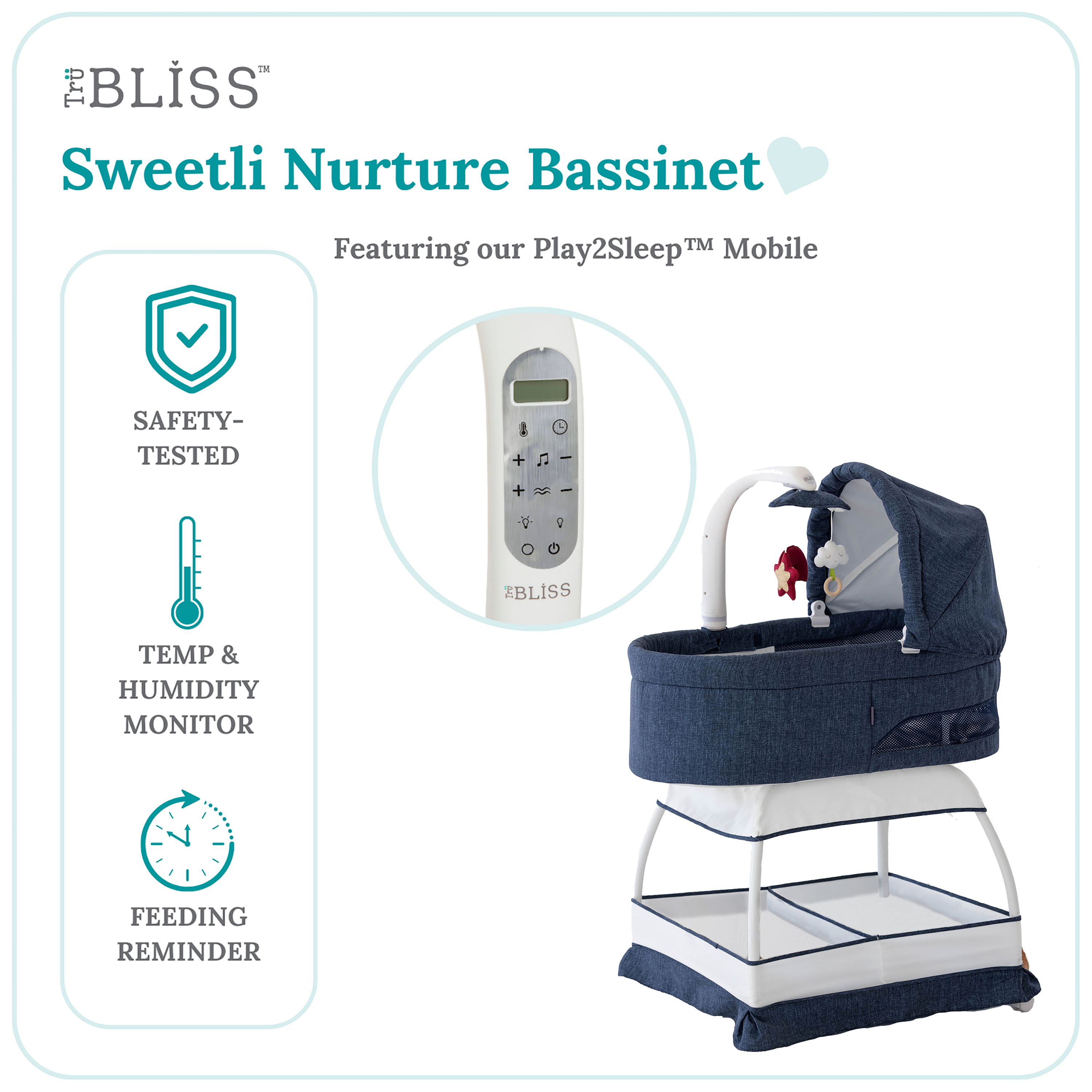 TruBliss Sweetli Nurture Bassinet