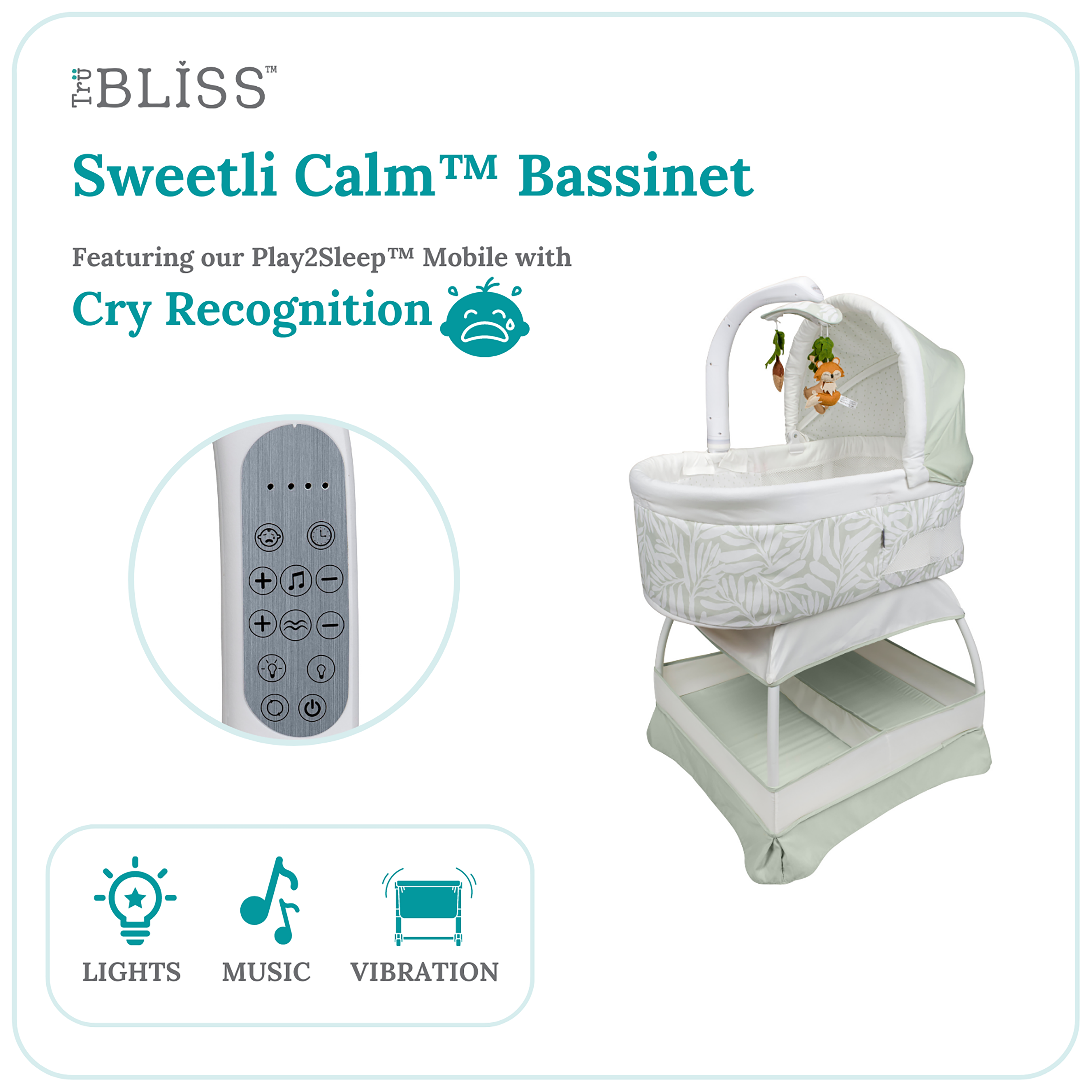 TruBliss® Sweetli Calm Bassinet
