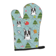 Christmas Boston Terrier - Oven Mitt