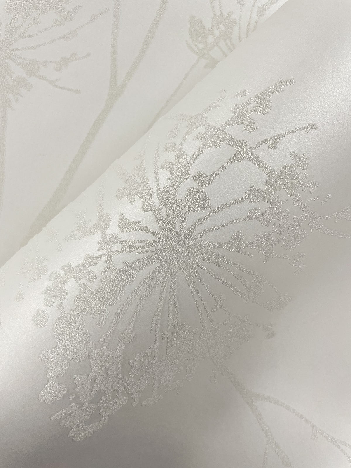 Wild Grass Glass Beaded Botanical Unpasted Wallpaper
