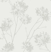 Wild Grass Glass Beaded Botanical Unpasted Wallpaper