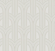 Deco Arches Glass Beaded Geometric Unpasted Wallpaper