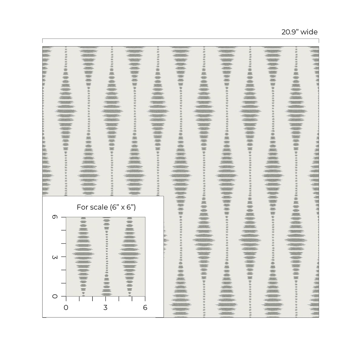 Diamond Stripe Glass Beaded Geometric Unpasted Wallpaper