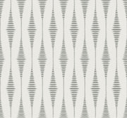 Diamond Stripe Glass Beaded Geometric Unpasted Wallpaper