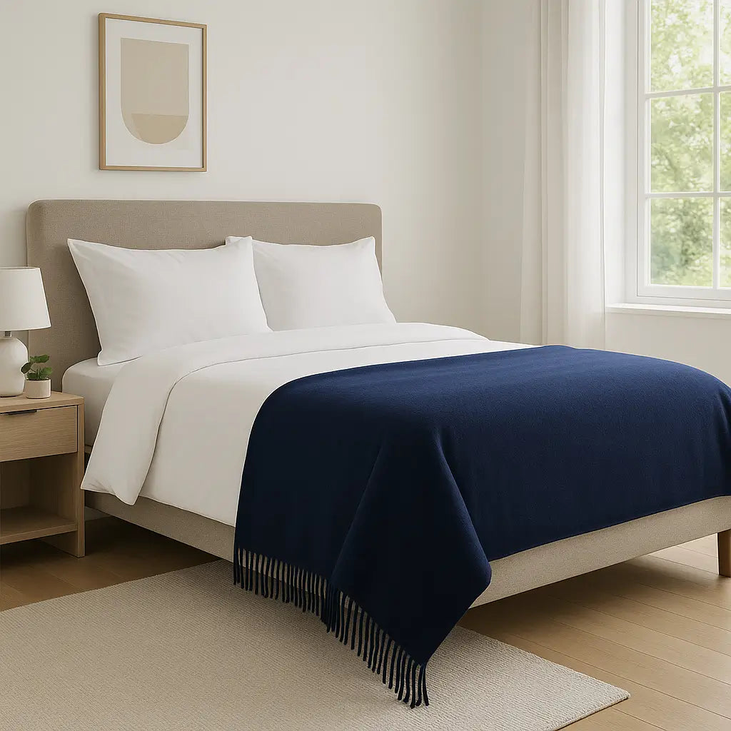 Cashmere Throw Blanket - 55"x74"