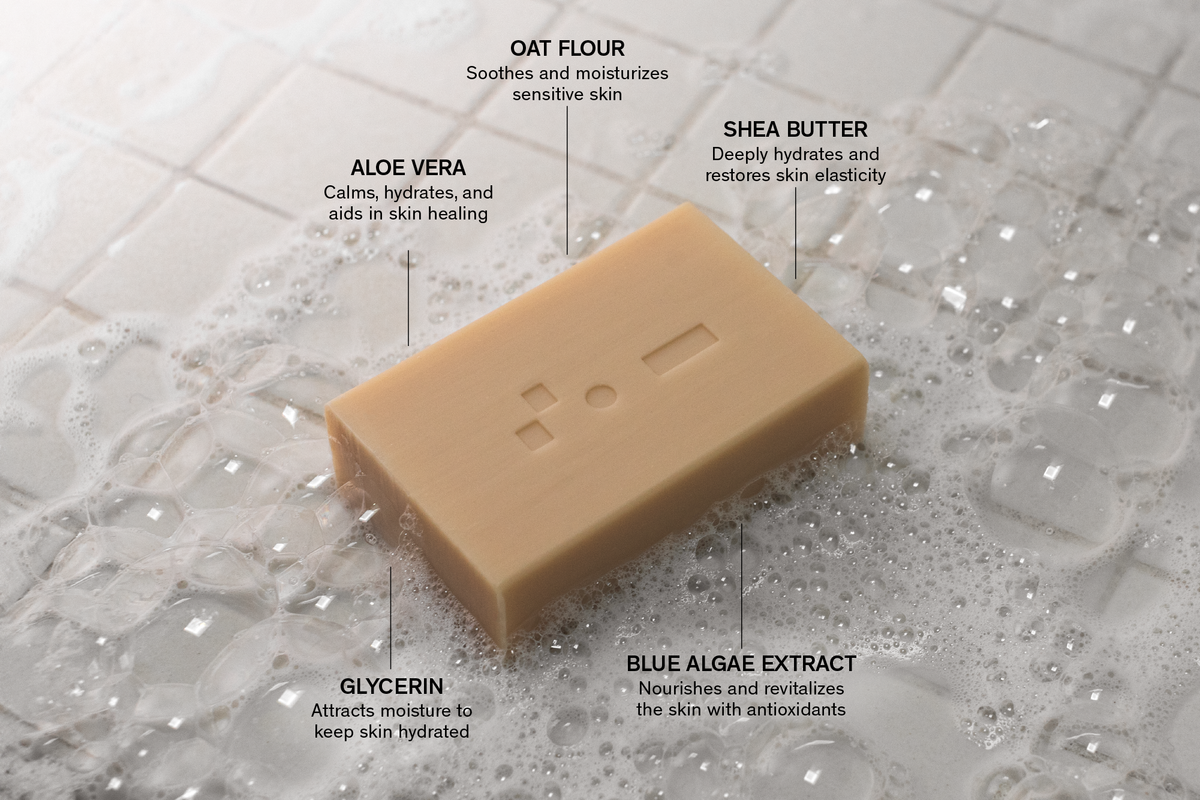 BERGAMOT AND MUSK - HAIR & BODY CLEANSING BAR