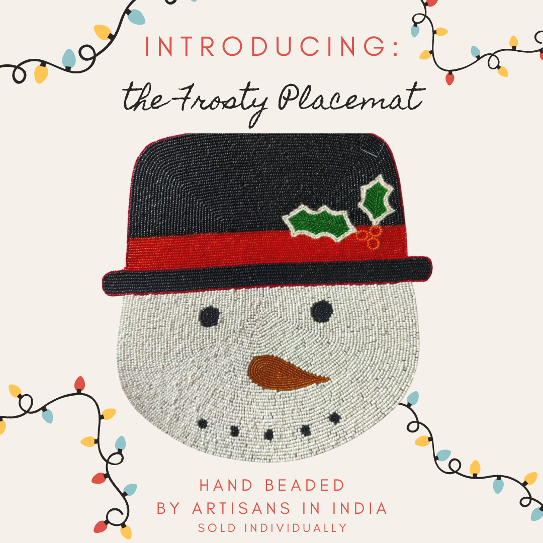 Frosty Snowman Christmas Placemat