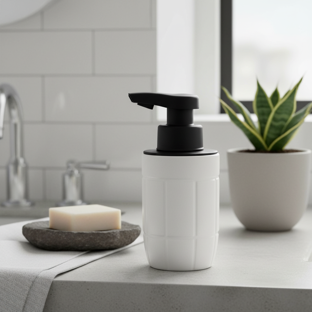 Eco-Brutalism Automatic Foaming Soap Dispenser