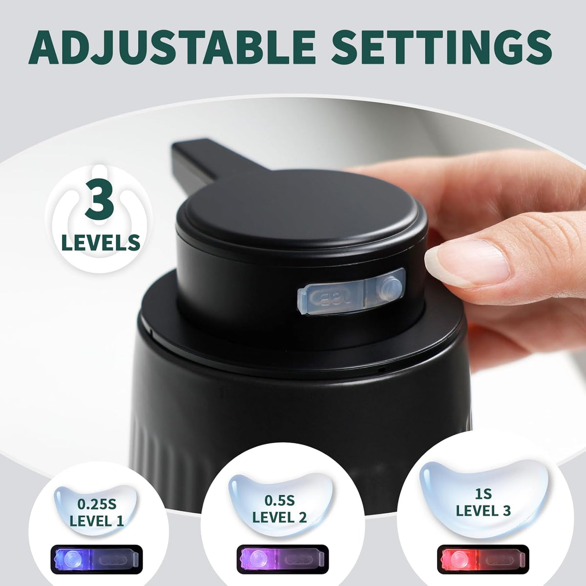 SoftWave Automatic Foaming Soap Dispenser, 10 oz