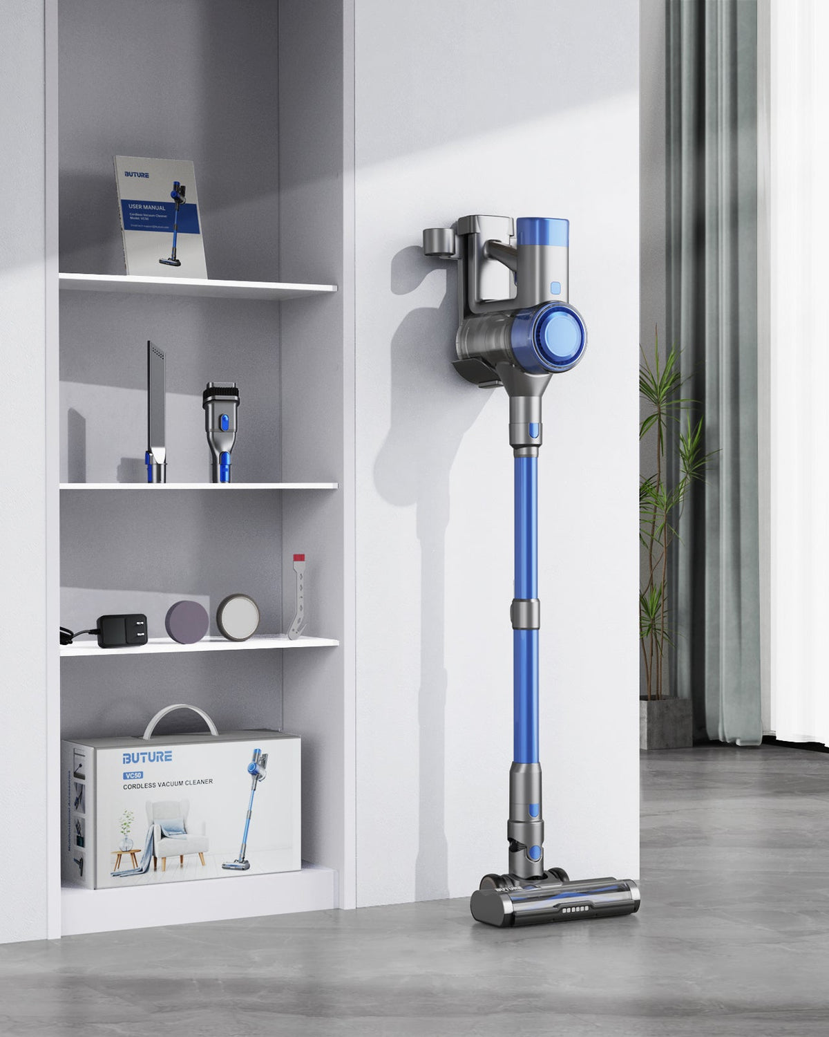 Buture VC50 Blue Cordless Vacuum