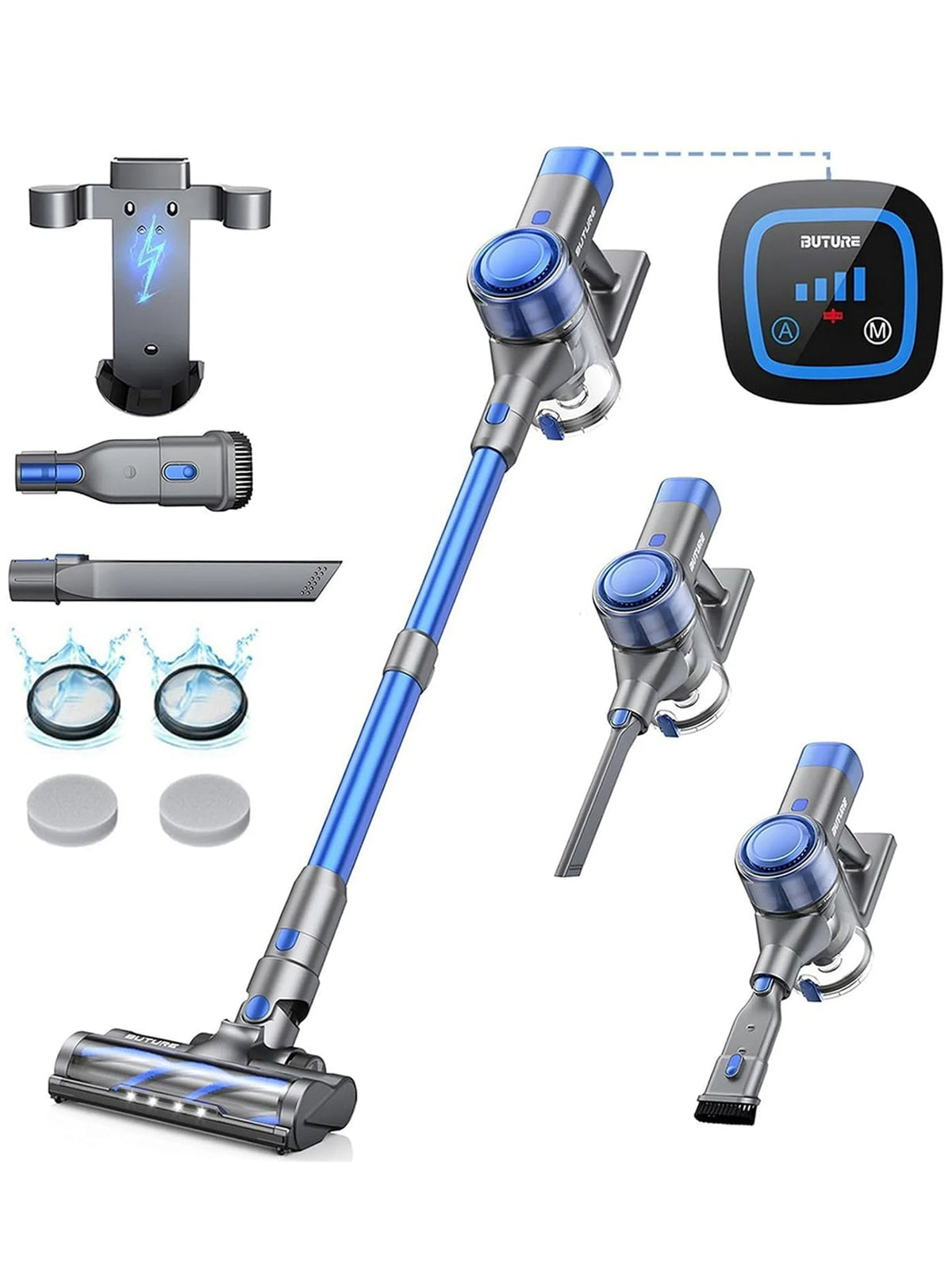 Buture VC50 Blue Cordless Vacuum