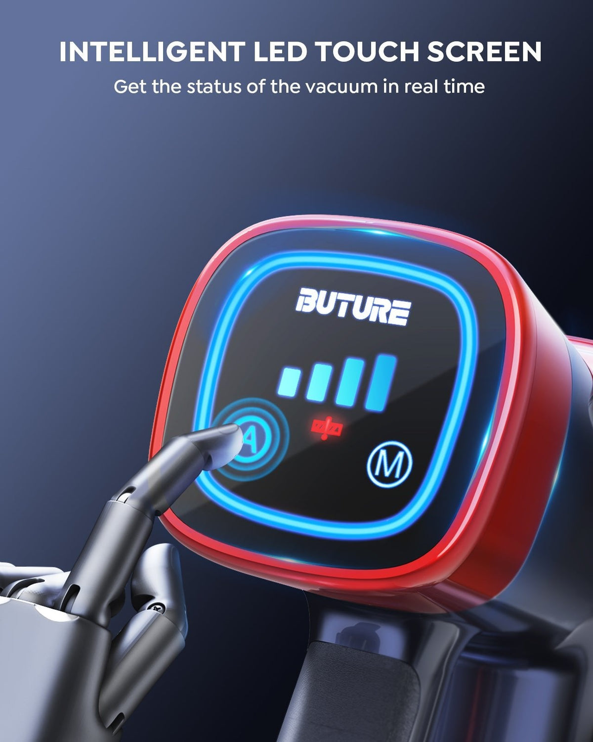 Buture VC50 Red Cordless Vacuum