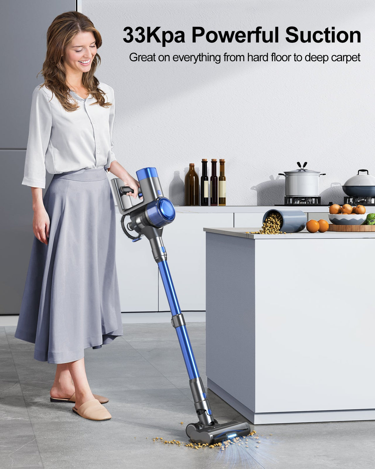 Buture VC50 Blue Cordless Vacuum