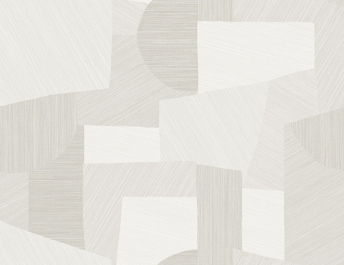 A Lot More Textures Lahti Geometric Embossed Vinyl Unpasted Wallpaper