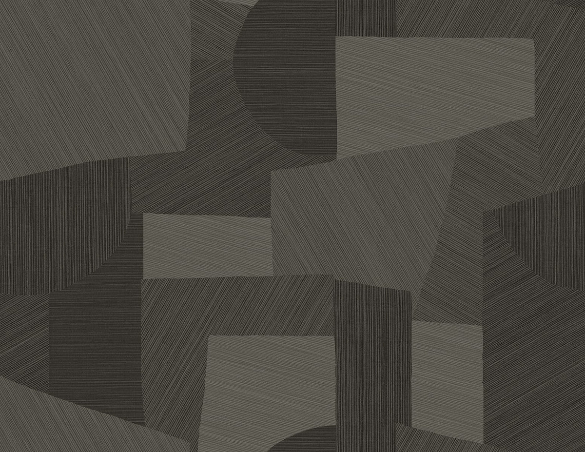 A Lot More Textures Lahti Geometric Embossed Vinyl Unpasted Wallpaper