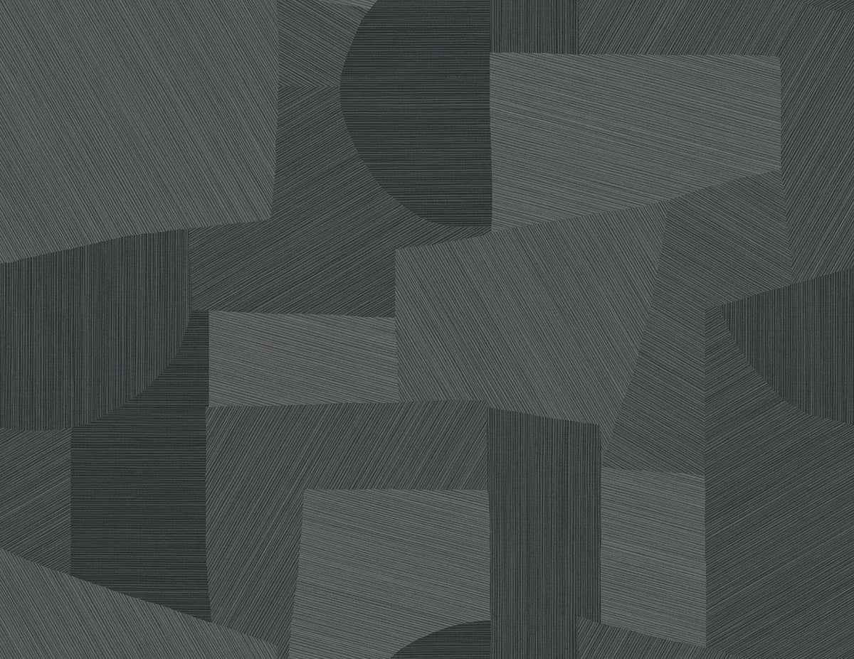 A Lot More Textures Lahti Geometric Embossed Vinyl Unpasted Wallpaper