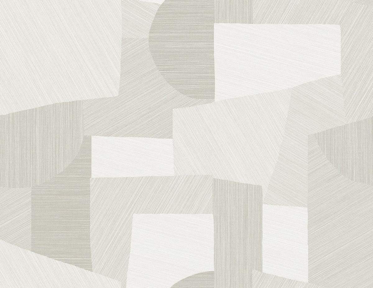 A Lot More Textures Lahti Geometric Embossed Vinyl Unpasted Wallpaper