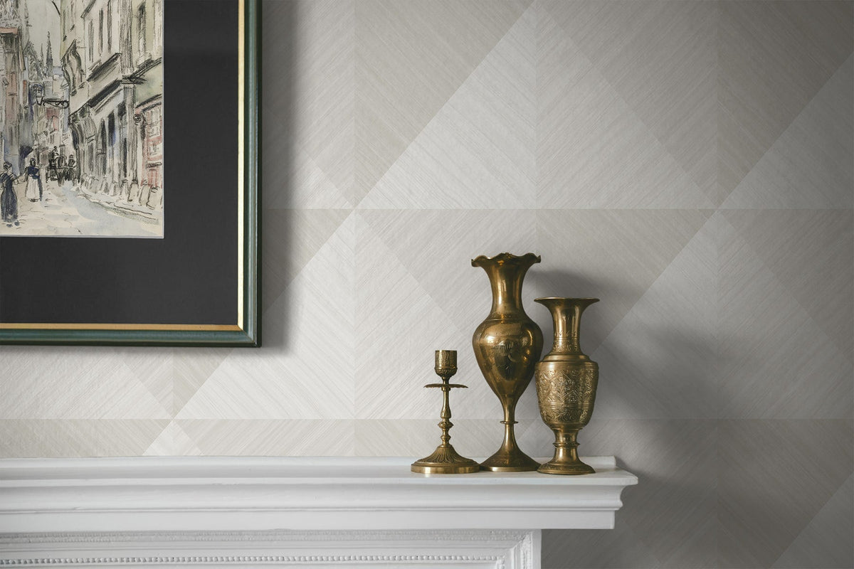 A Lot More Textures Kerava Geometric Embossed Vinyl Unpasted Wallpaper