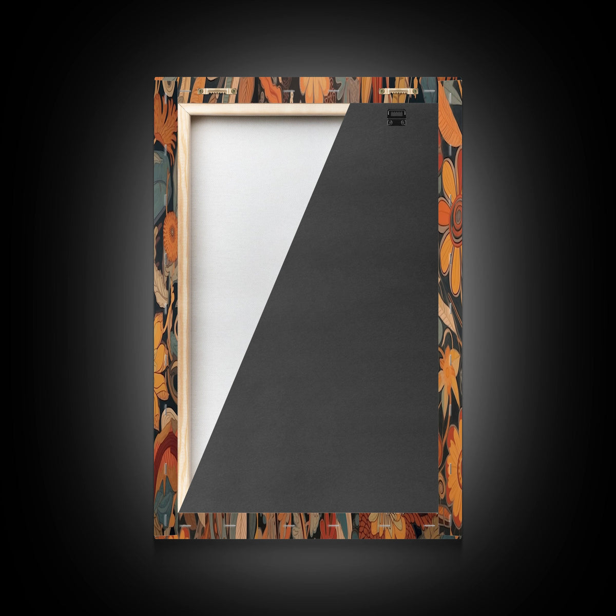 Midcentury Modern Framed Canvas Wall Art Set
