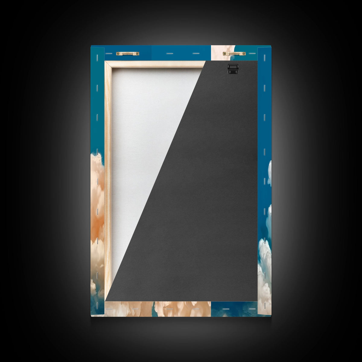 Cloud Wall Art Triptych 3 Piece Set