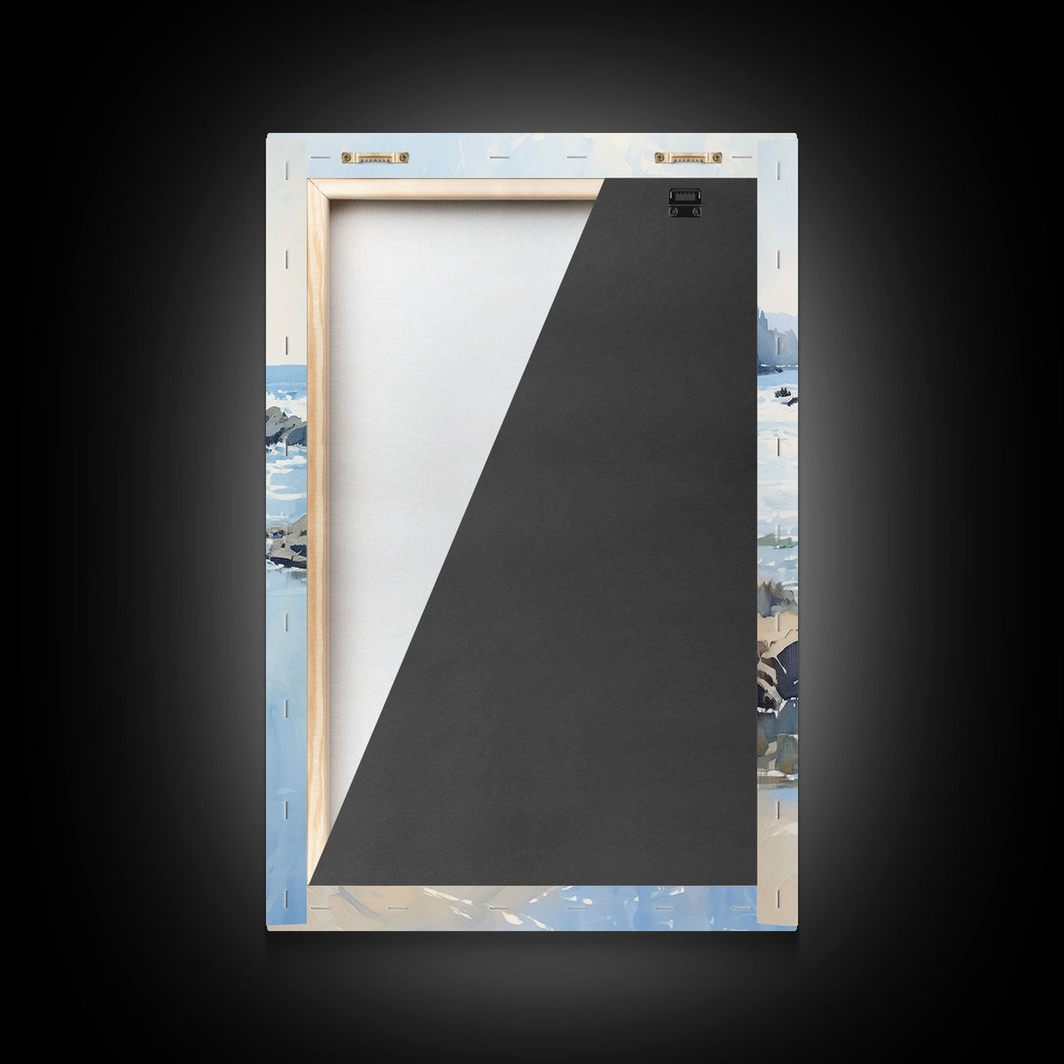 Framed Ocean Art | 3 Piece Art | Triptych Painting