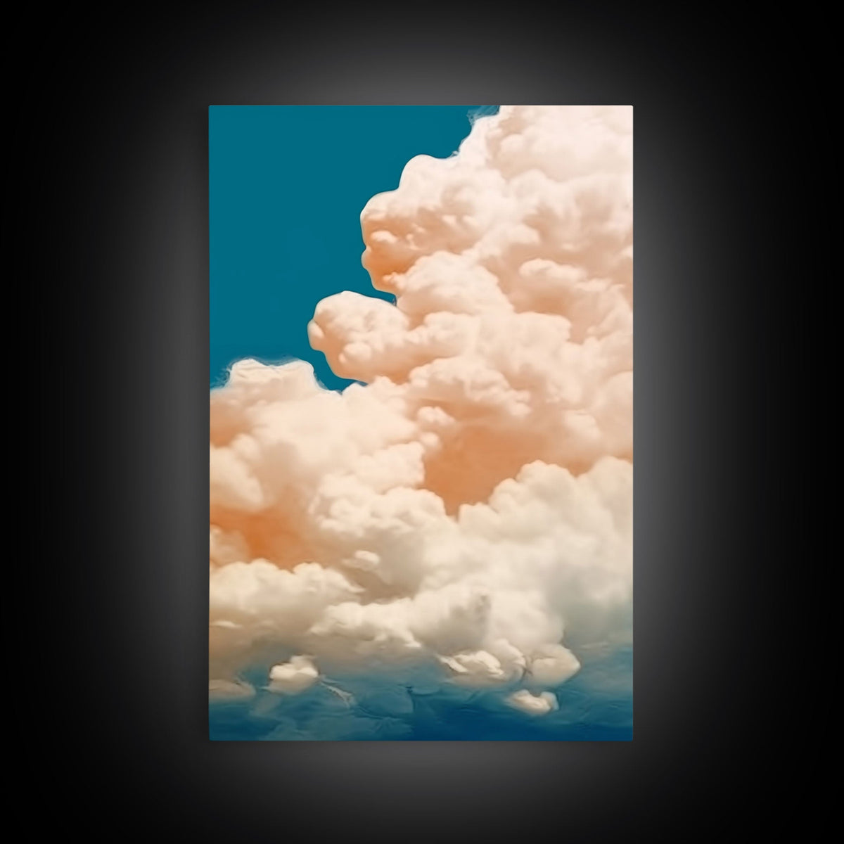 Cloud Wall Art Triptych 3 Piece Set