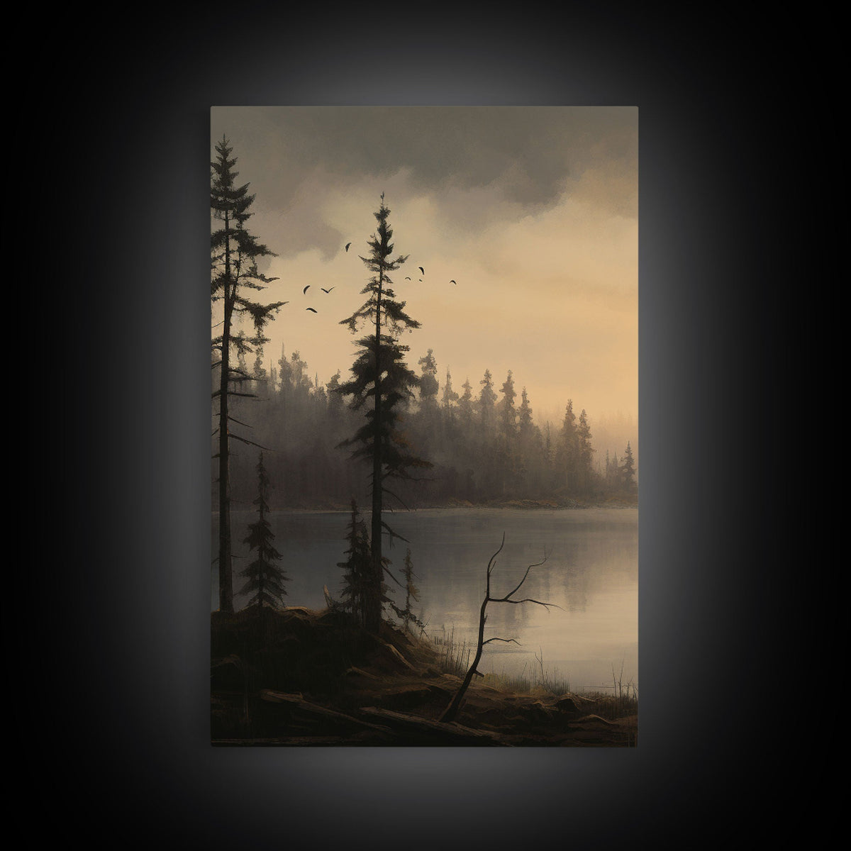 Moody 3 Piece Canvas Wall Art