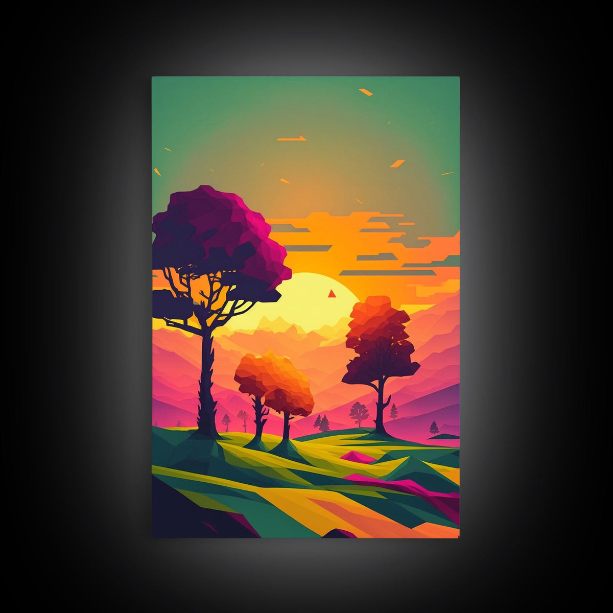 Triptych 3 Panel Wall Art, Framed Canvas Prints