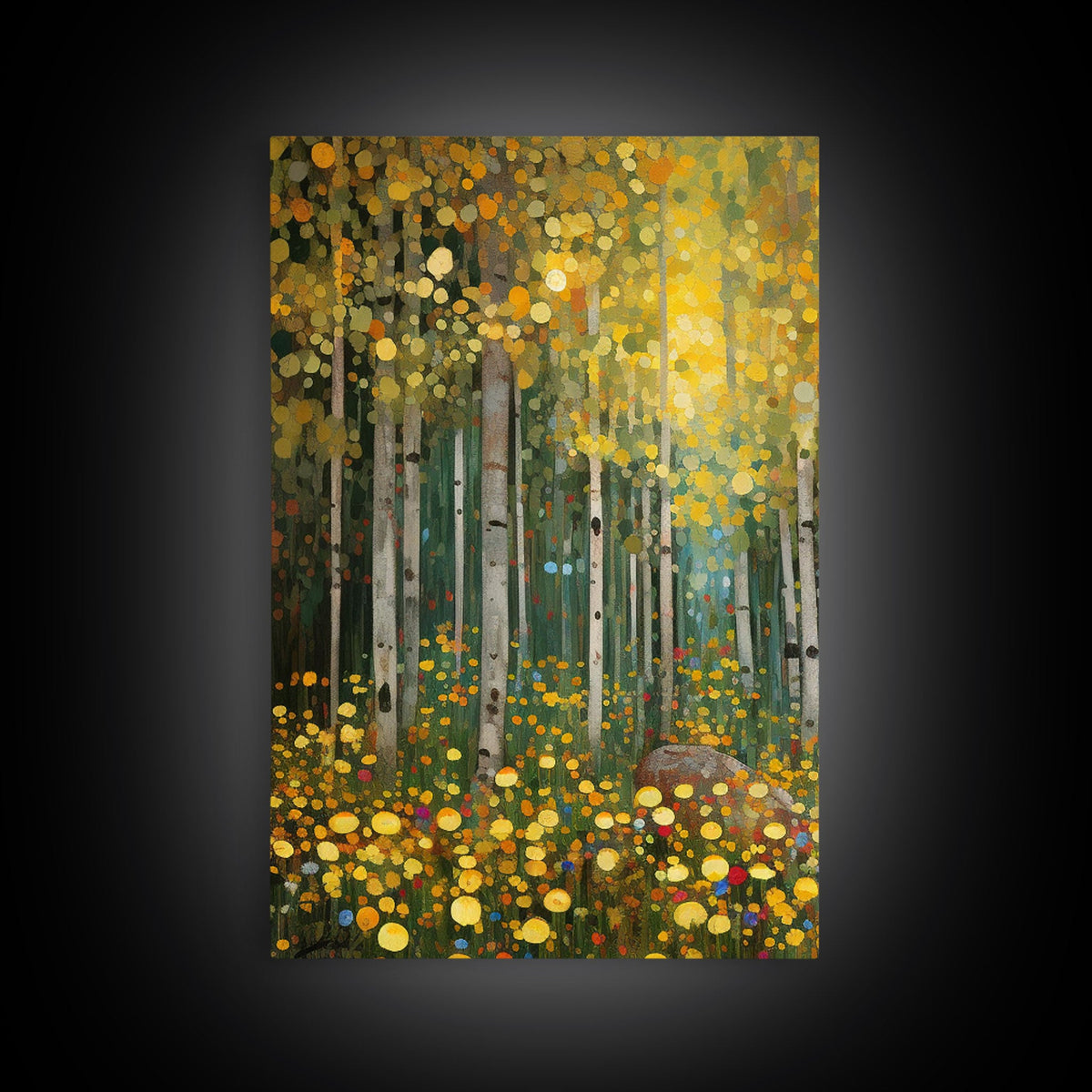 Forest Wall Art, Canvas Print, 3 Piece Wall Art