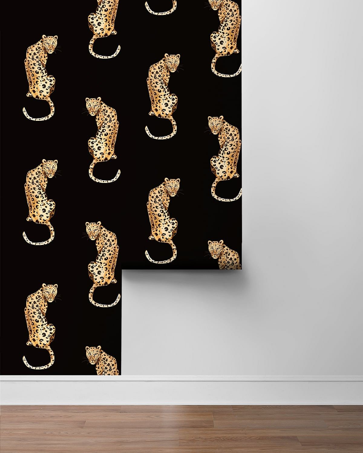 Leopard King Peel and Stick Removable Wallpaper
