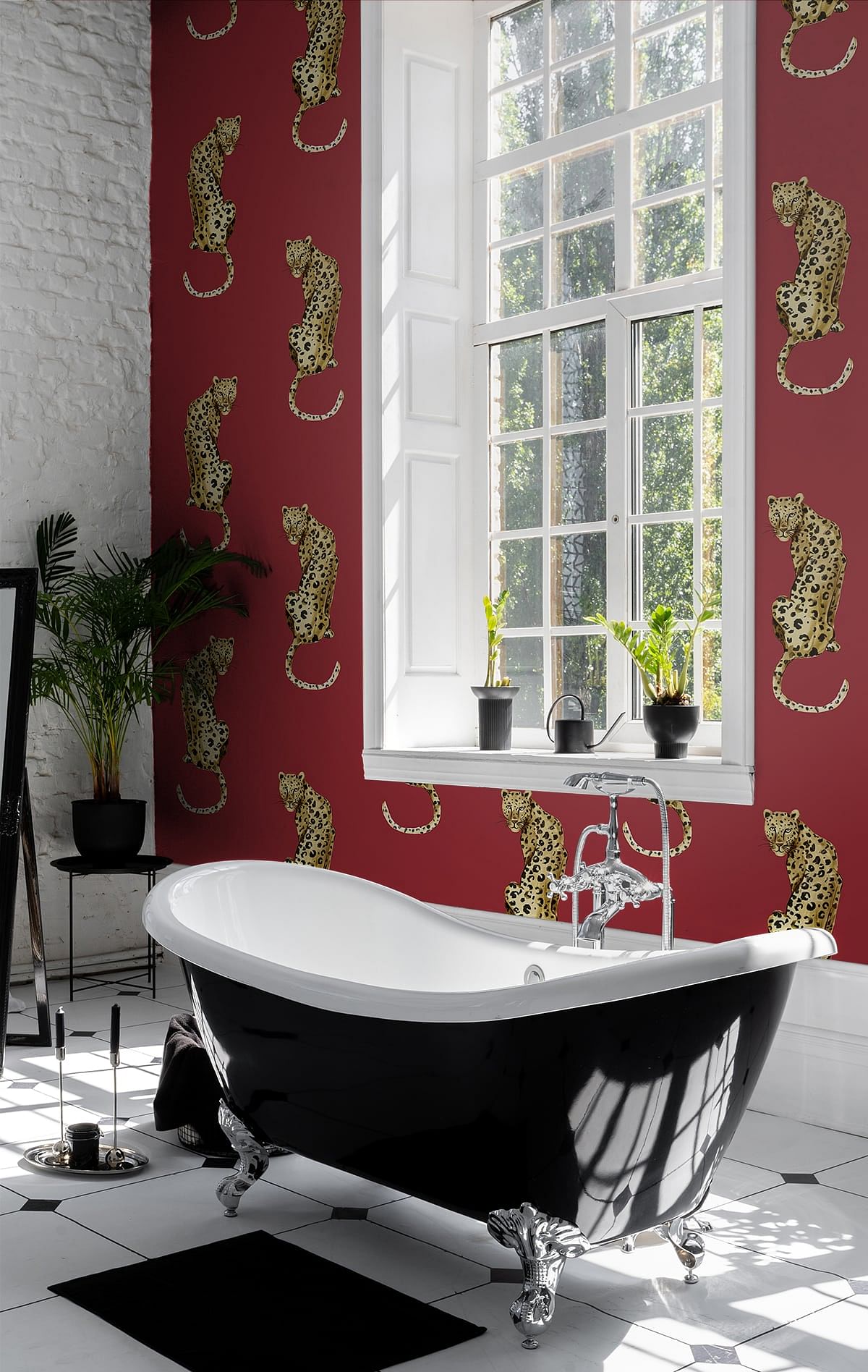 Leopard King Peel and Stick Removable Wallpaper
