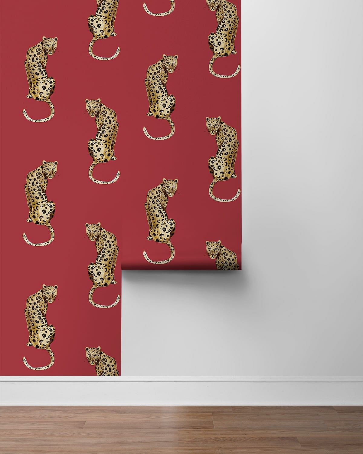Leopard King Peel and Stick Removable Wallpaper