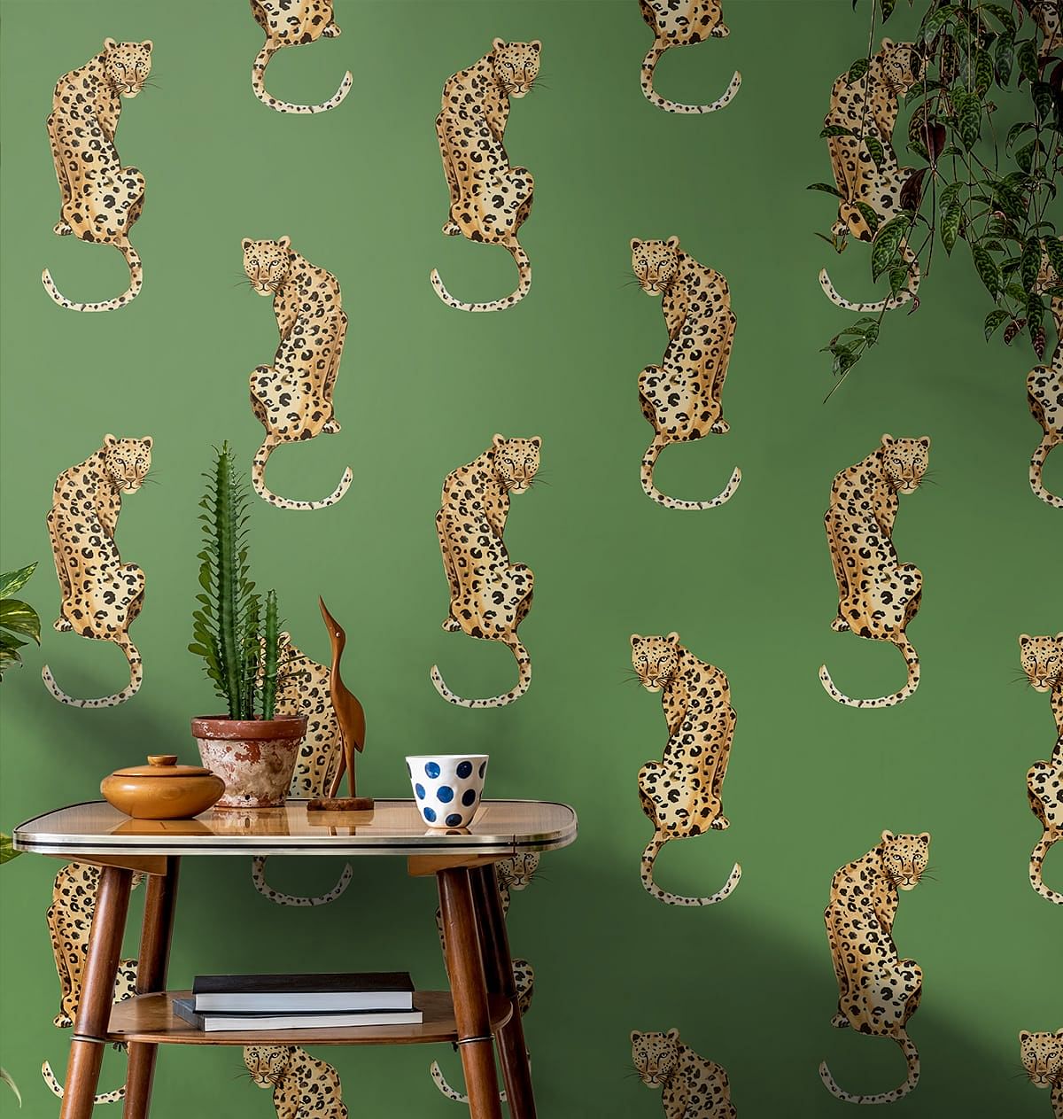 Leopard King Peel and Stick Removable Wallpaper