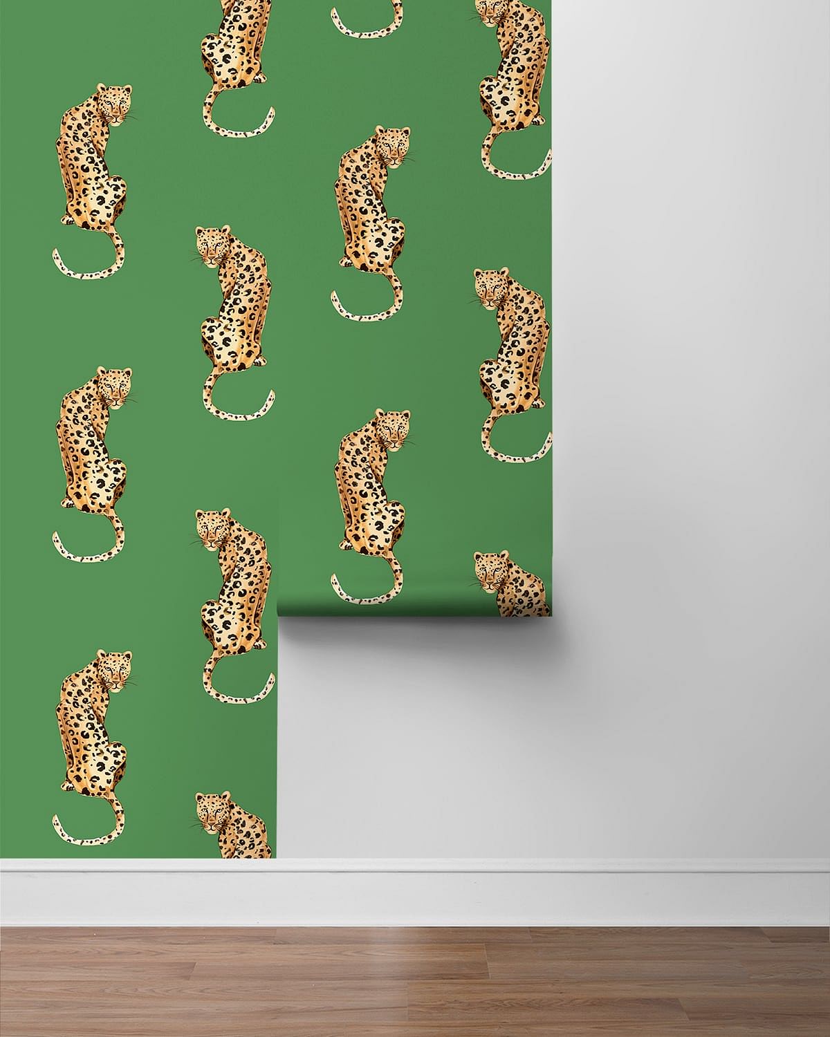 Leopard King Peel and Stick Removable Wallpaper
