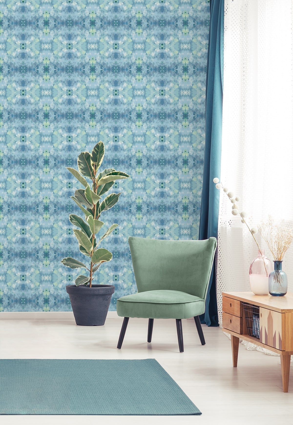 West Boulevard Collection Kaleidoscope Unpasted Wallpaper