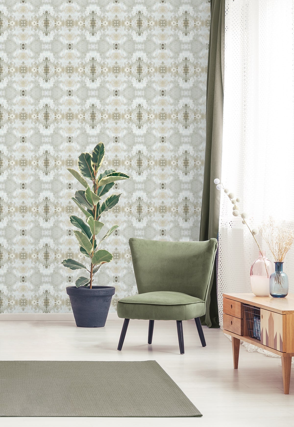 West Boulevard Collection Kaleidoscope Unpasted Wallpaper