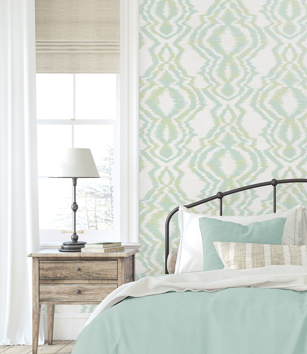 West Boulevard Collection Moirella Unpasted Wallpaper