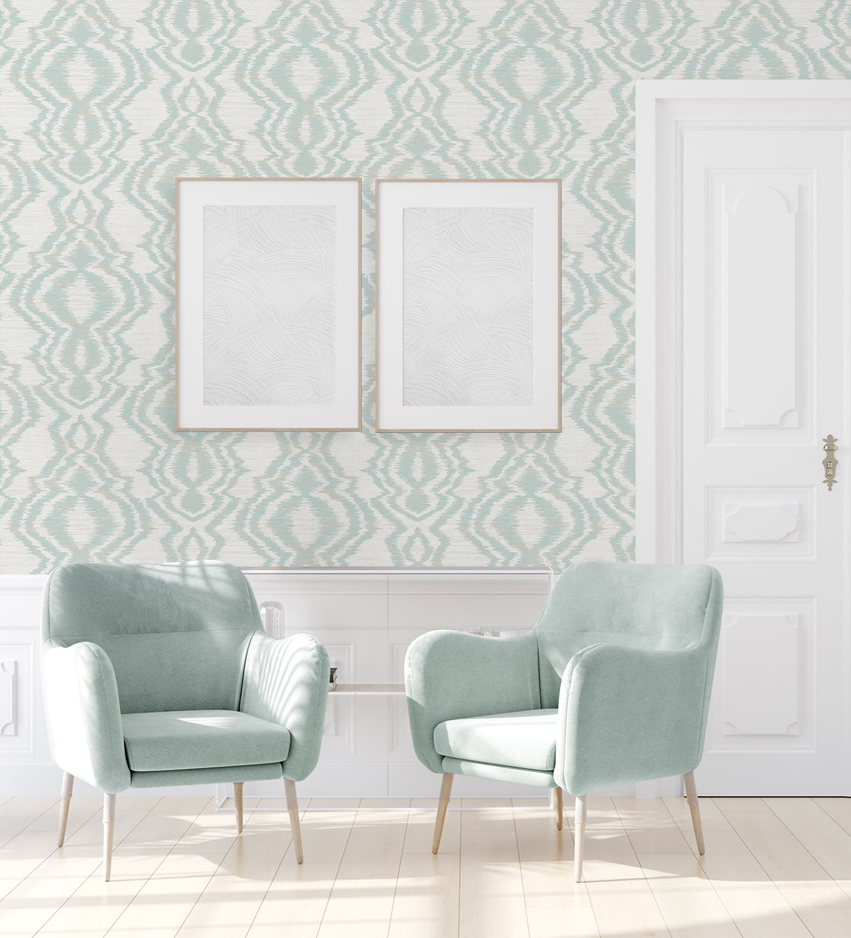 West Boulevard Collection Moirella Unpasted Wallpaper