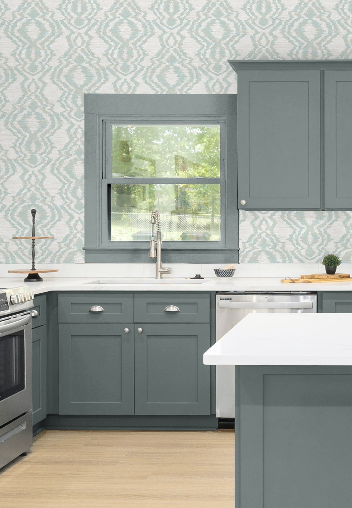 West Boulevard Collection Moirella Unpasted Wallpaper