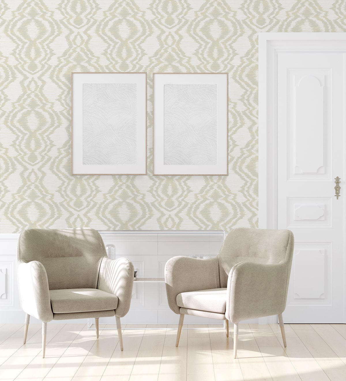 West Boulevard Collection Moirella Unpasted Wallpaper