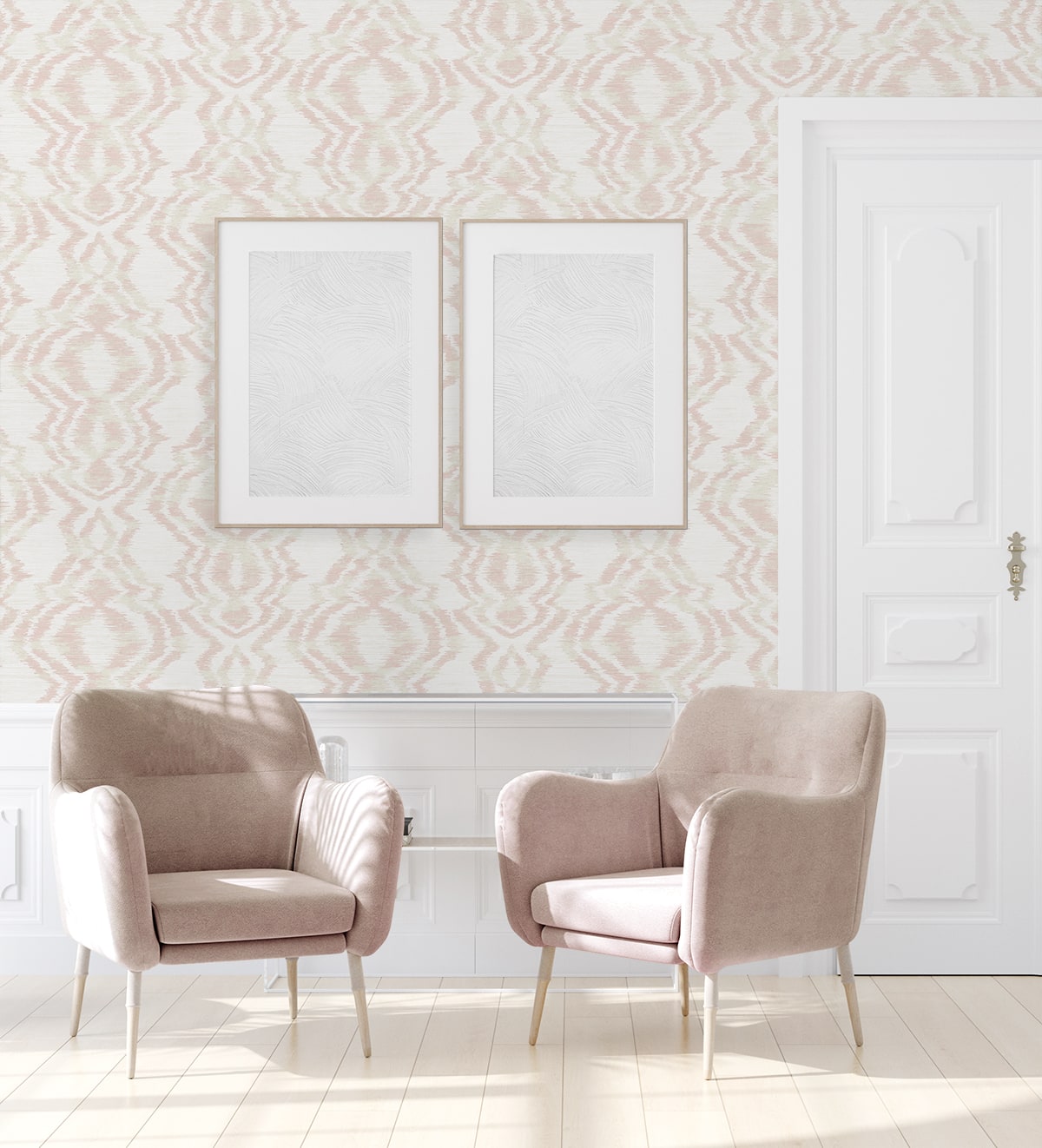 West Boulevard Collection Moirella Unpasted Wallpaper