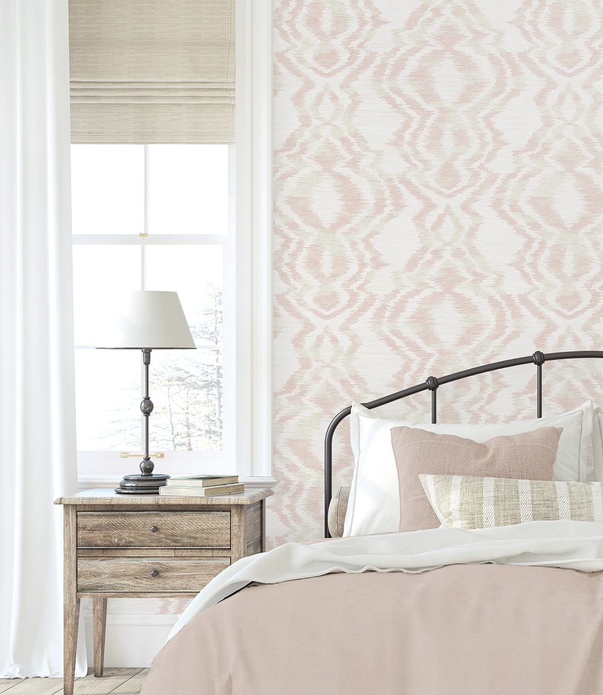 West Boulevard Collection Moirella Unpasted Wallpaper