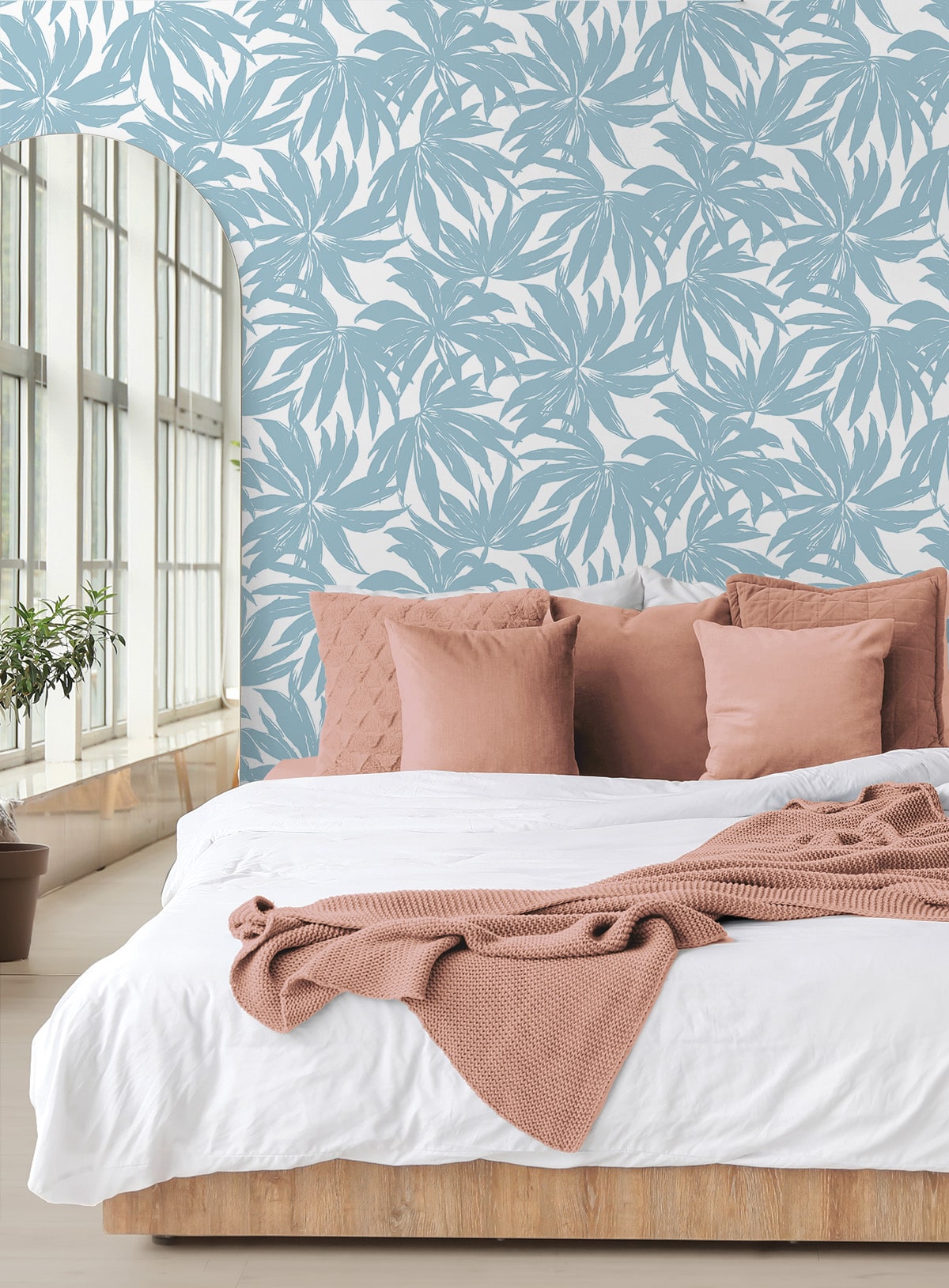 West Boulevard Collection Palma Botanical Unpasted Wallpaper