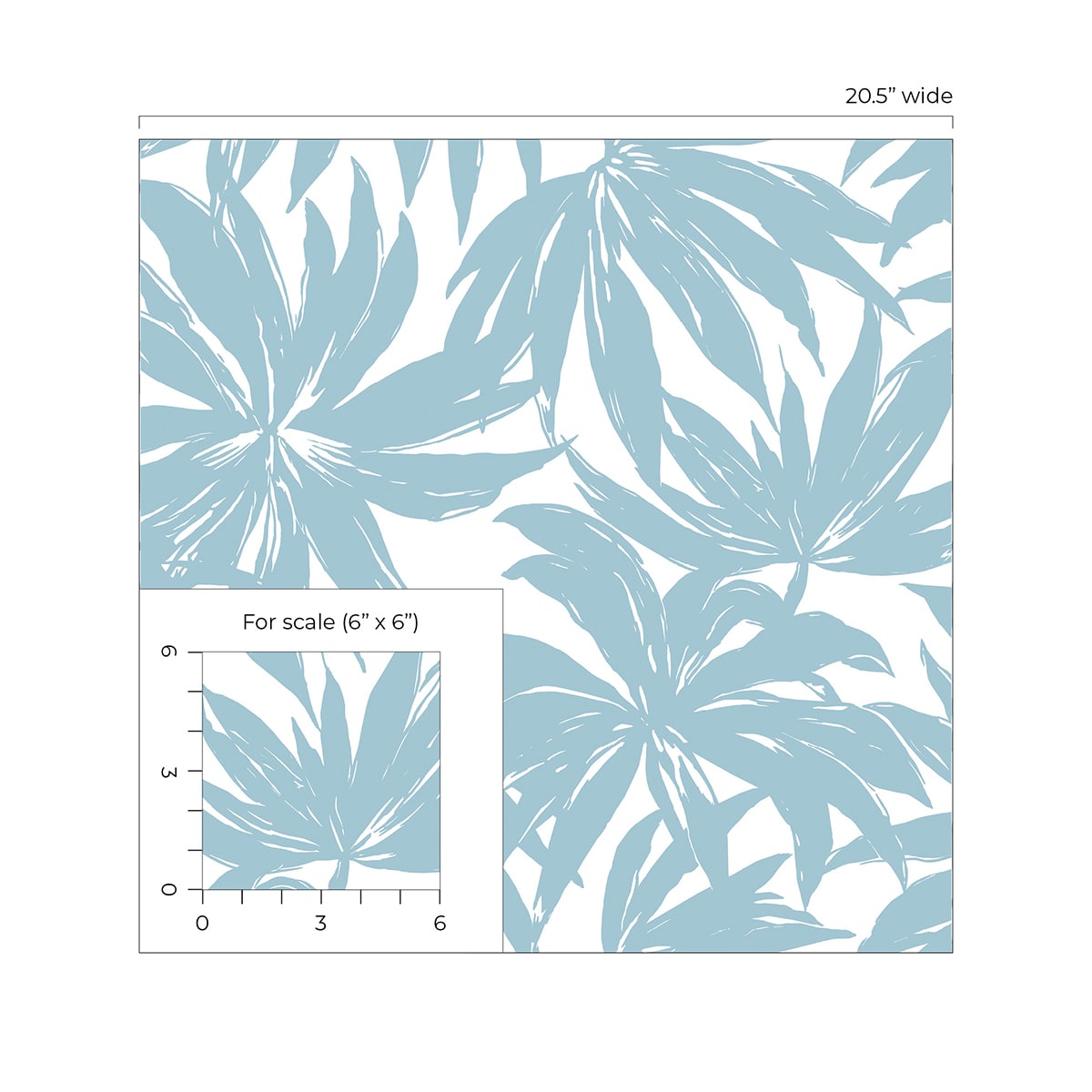 West Boulevard Collection Palma Botanical Unpasted Wallpaper
