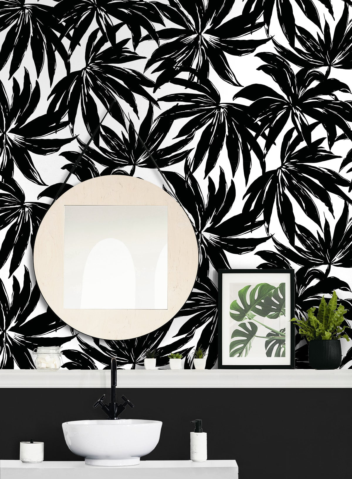 West Boulevard Collection Palma Botanical Unpasted Wallpaper